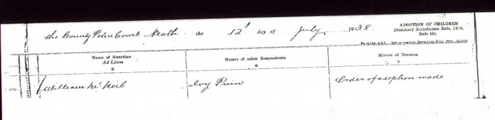 disparity in court sitting days - click here for the main Adoption page