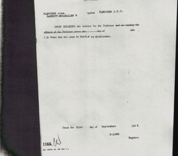 The Divorce Papers of John Theodore Talbot Fletcher - page 10