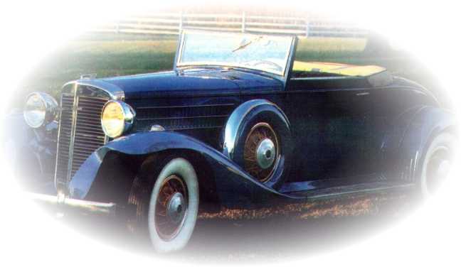 a Marmon car similar to the model driven by John Fletcher