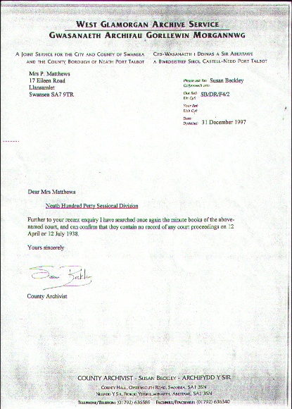 no record of any court proceedings - click here for the main Adoption page