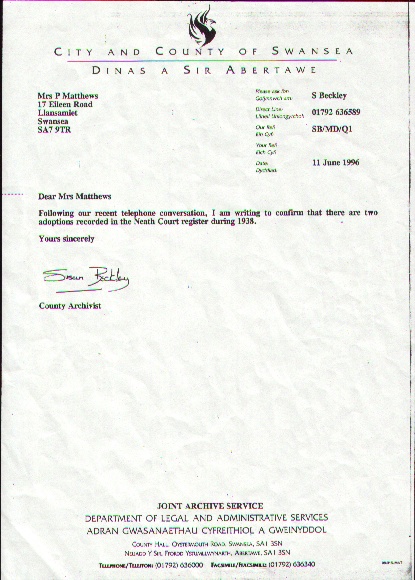 two adoptions? - click here for the main Adoption page